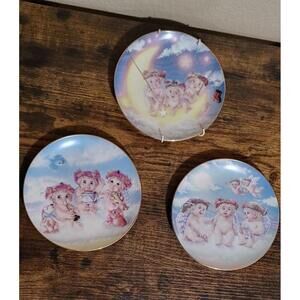 Set Of 3- 1990's Hamilton Dreamsicles Plates